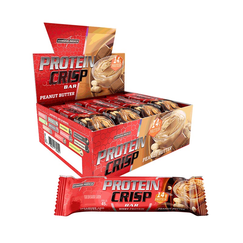 INTEGRAL MEDICA BARRA CRISP PEANUT BUTTER 45G