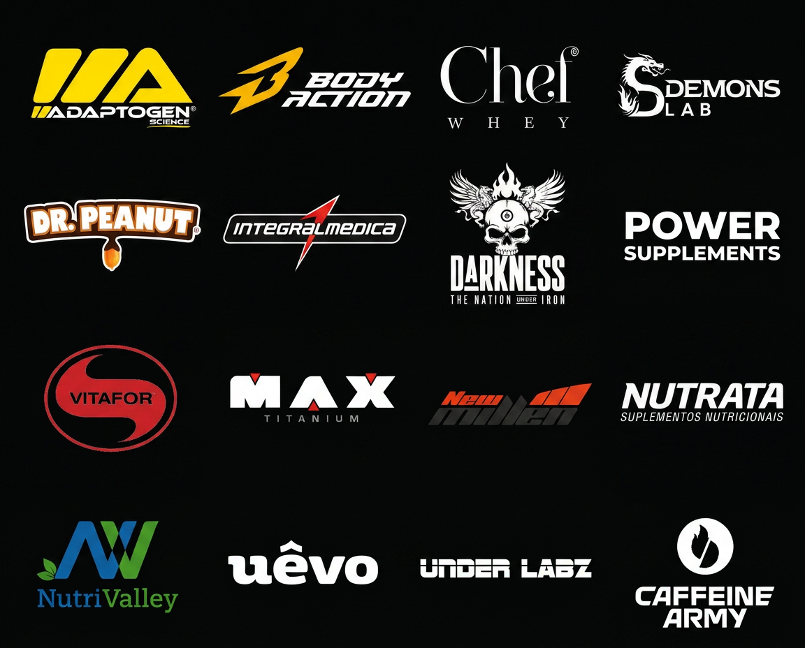 Marcas distribuídas pela Body Burn: Adaptogen, Body Action, Caffeine Army, Chef Whey, Demons Lab, Dr. Peanut, Integralmédica, Darkness, Max Titanium, New Millen, Nutrata, Nutri Valley, Power Supplements, Uêvo, Under Labz e Vitafor